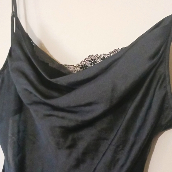 Victoria's Secret Silk Maxi Dress / Slip Black, Size L - Picture 2 of 11